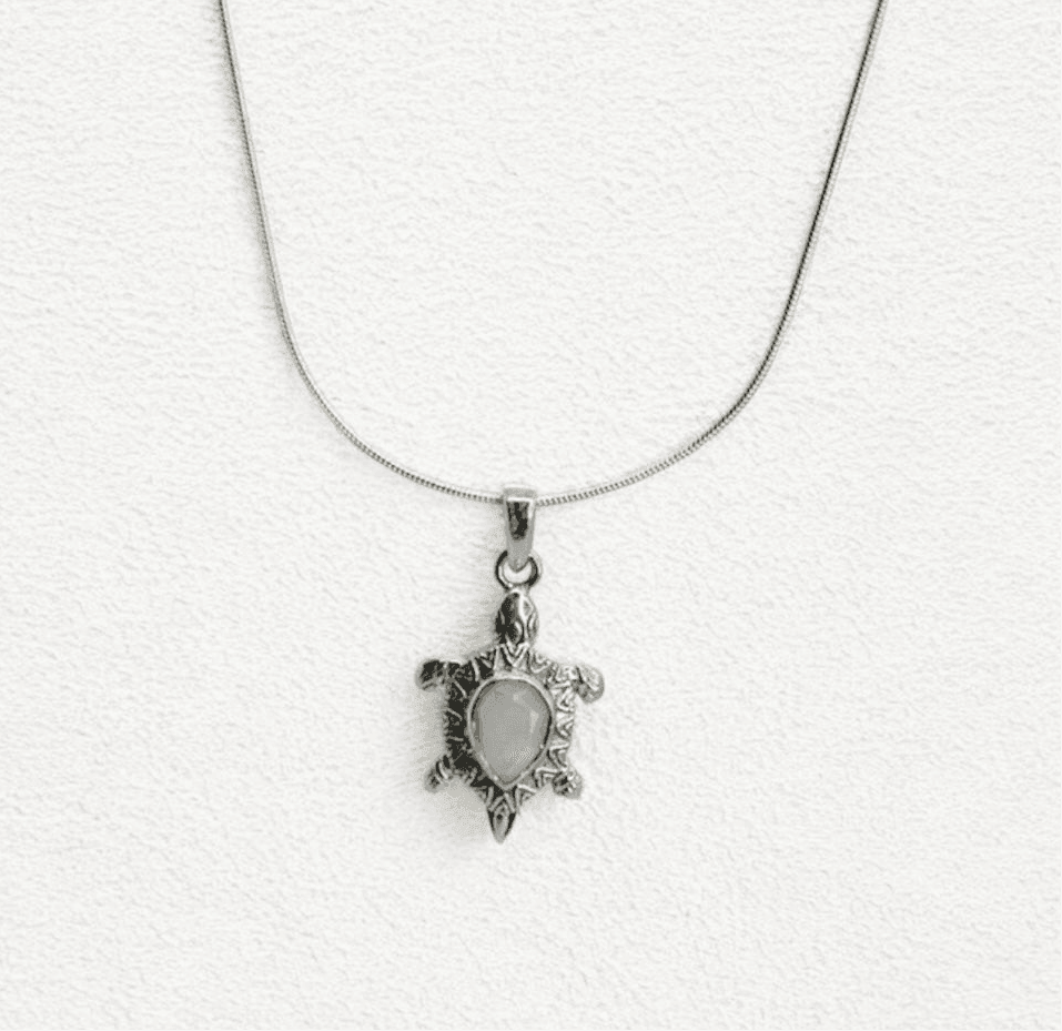 Moonlit Shell 925 Silver Earrings and Pendant Set - Shineers