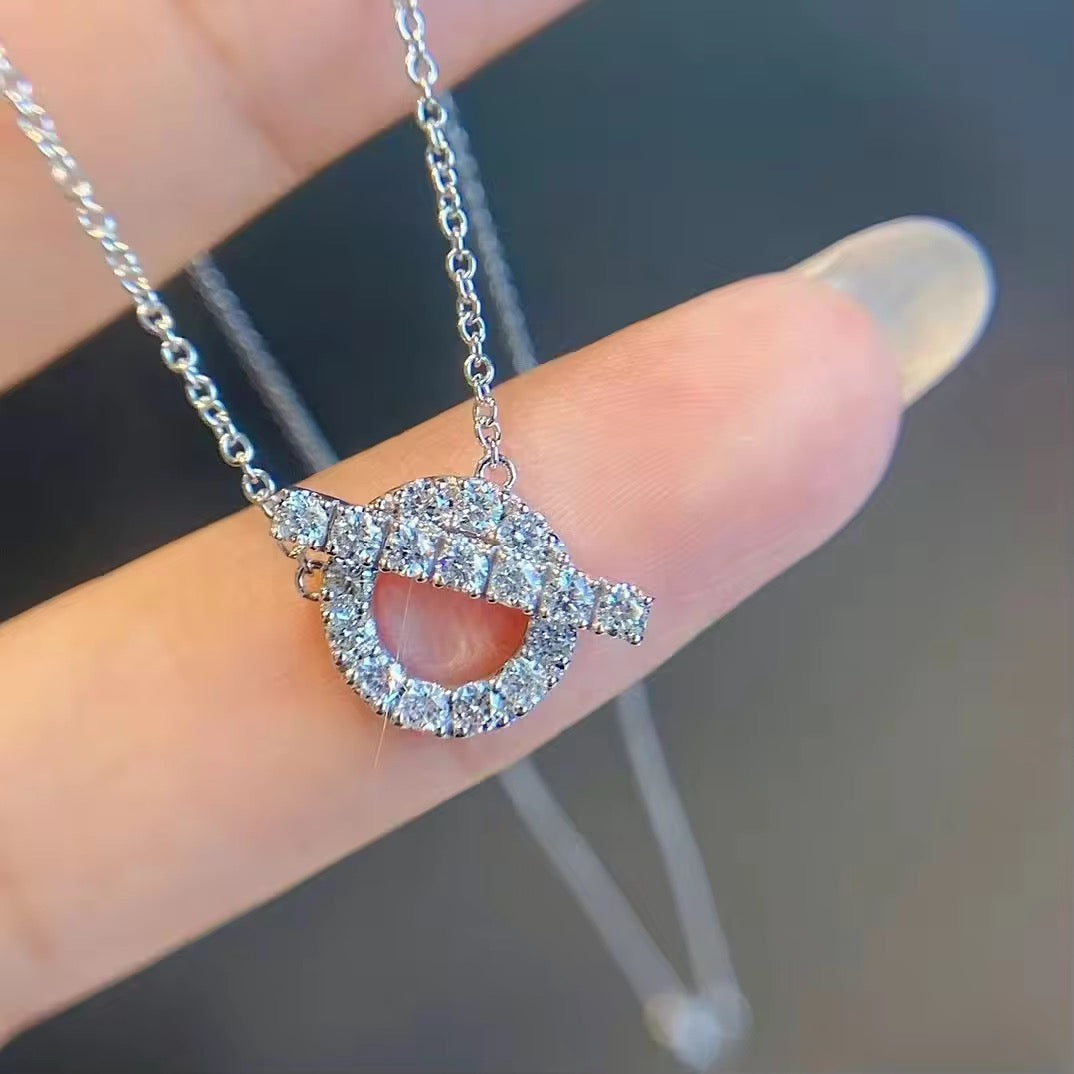 Celestial Loop 925 Silver Pendant Chain