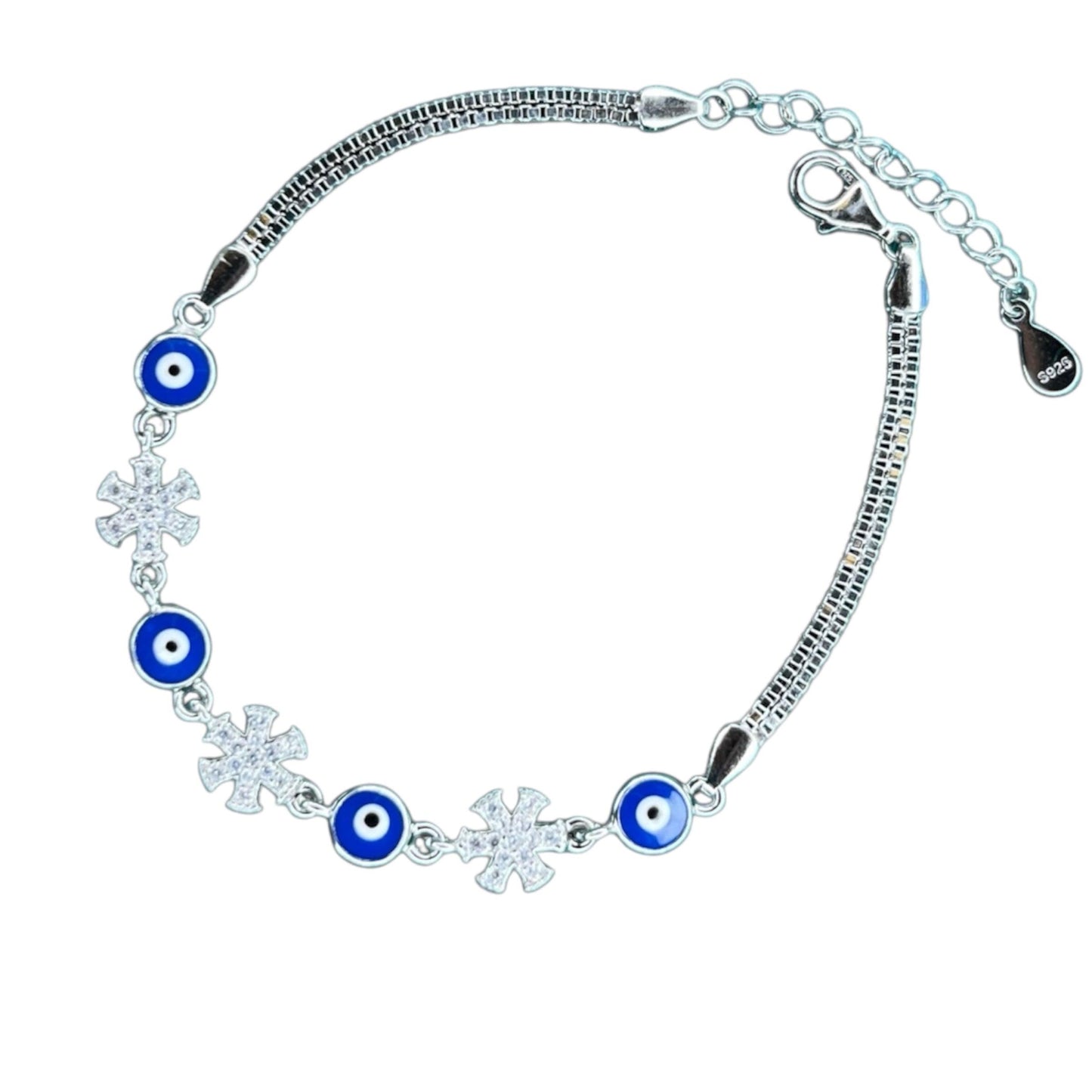 Selena Shield 925 Silver Bracelet - Shineers