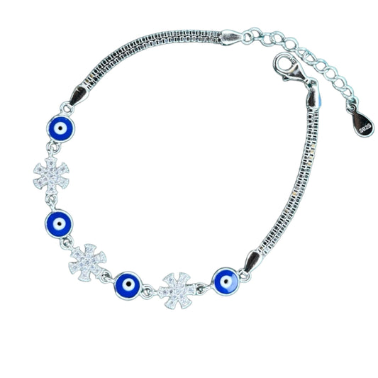 Selena Shield 925 Silver Bracelet - Shineers