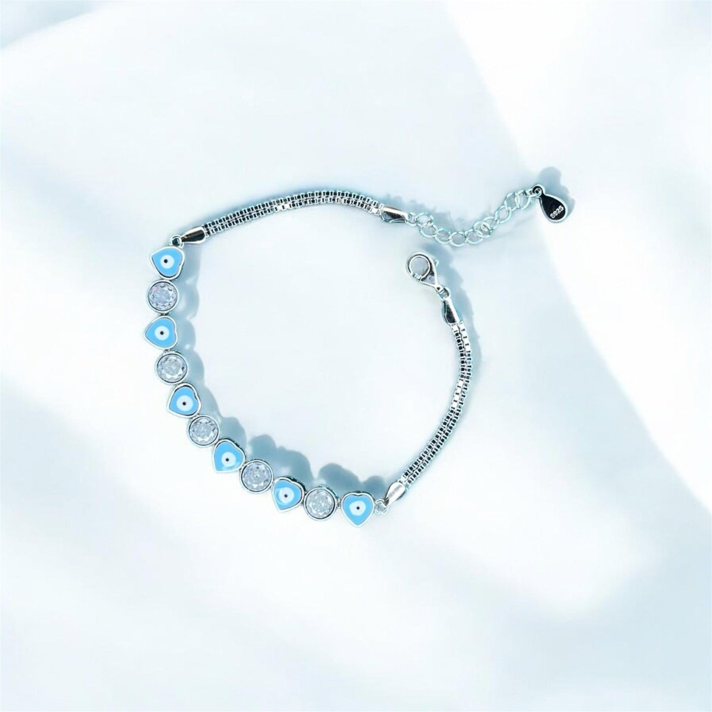 Eyes of Love 925 Silver Bracelet - Shineers