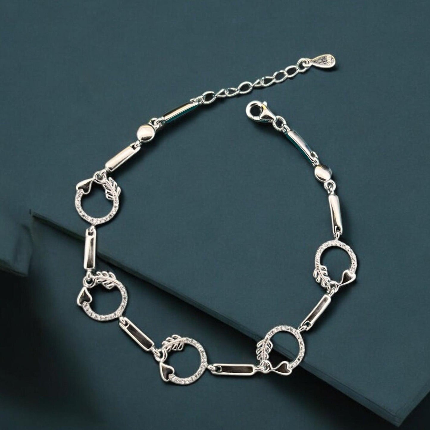 Unbreakable Bond 925 Silver Bracelet - Shineers