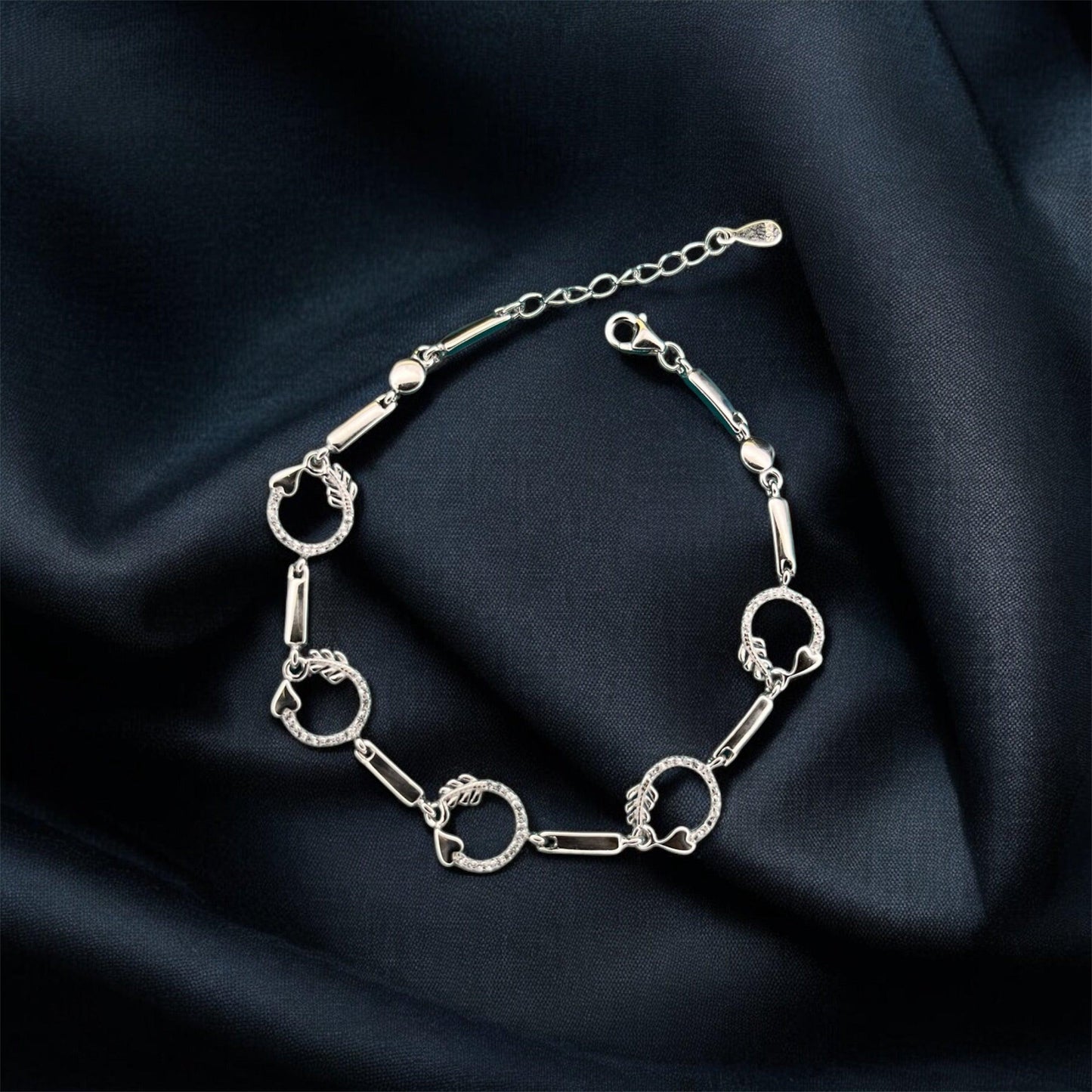 Unbreakable Bond 925 Silver Bracelet - Shineers