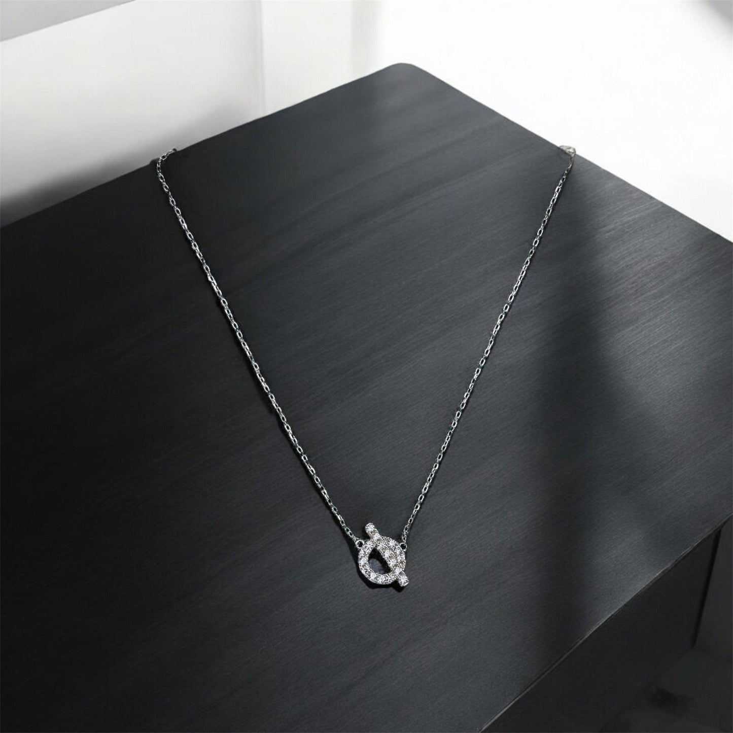 Celestial Loop 925 Silver Pendant Chain - Shineers