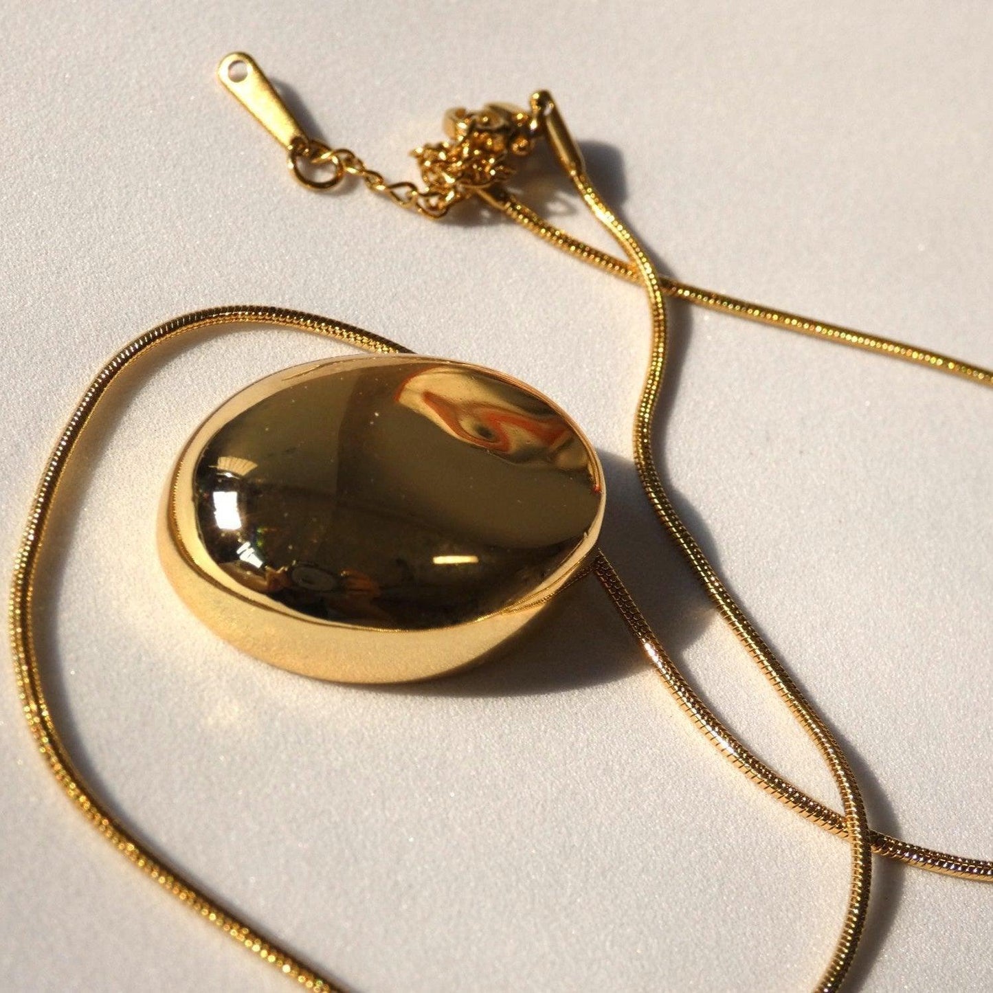 Bold Statement Gold Pendant - Shineers