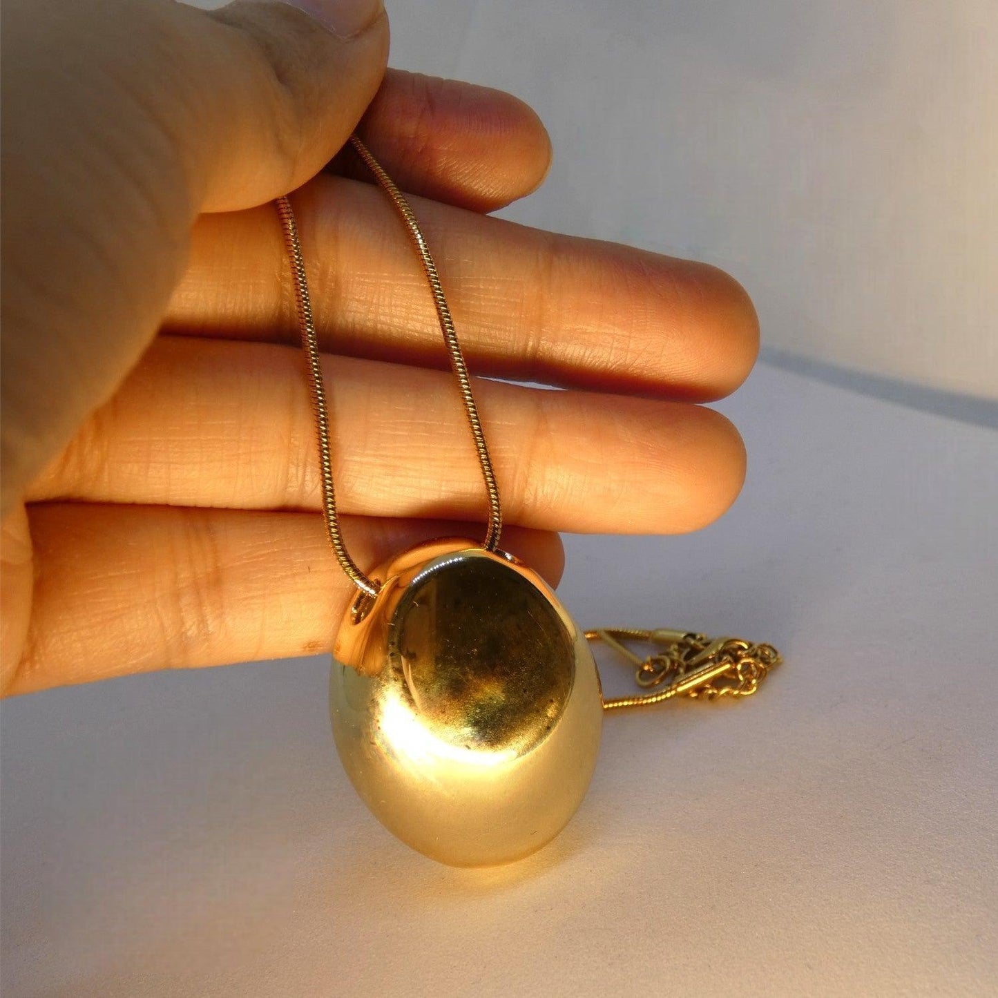 Bold Statement Gold Pendant - Shineers