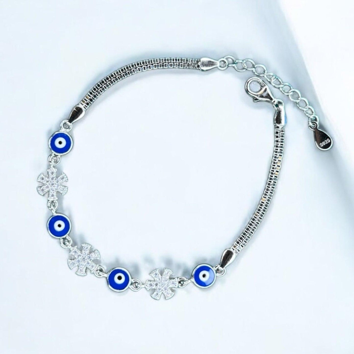 Selena Shield 925 Silver Bracelet - Shineers