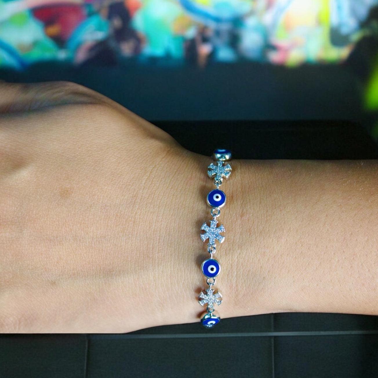 Selena Shield 925 Silver Bracelet - Shineers