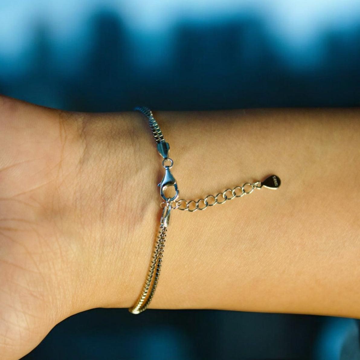 Selena Shield 925 Silver Bracelet - Shineers