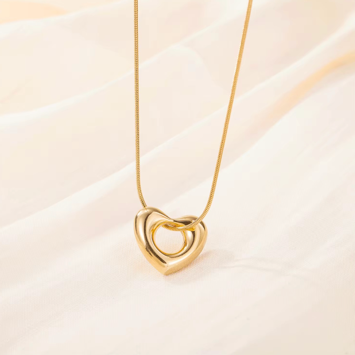 Bubble Heart Necklace