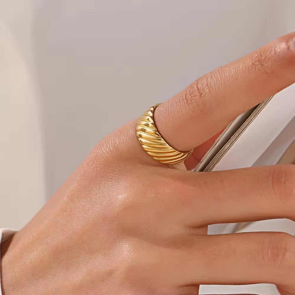 Caroline 18K Gold Plated Ring