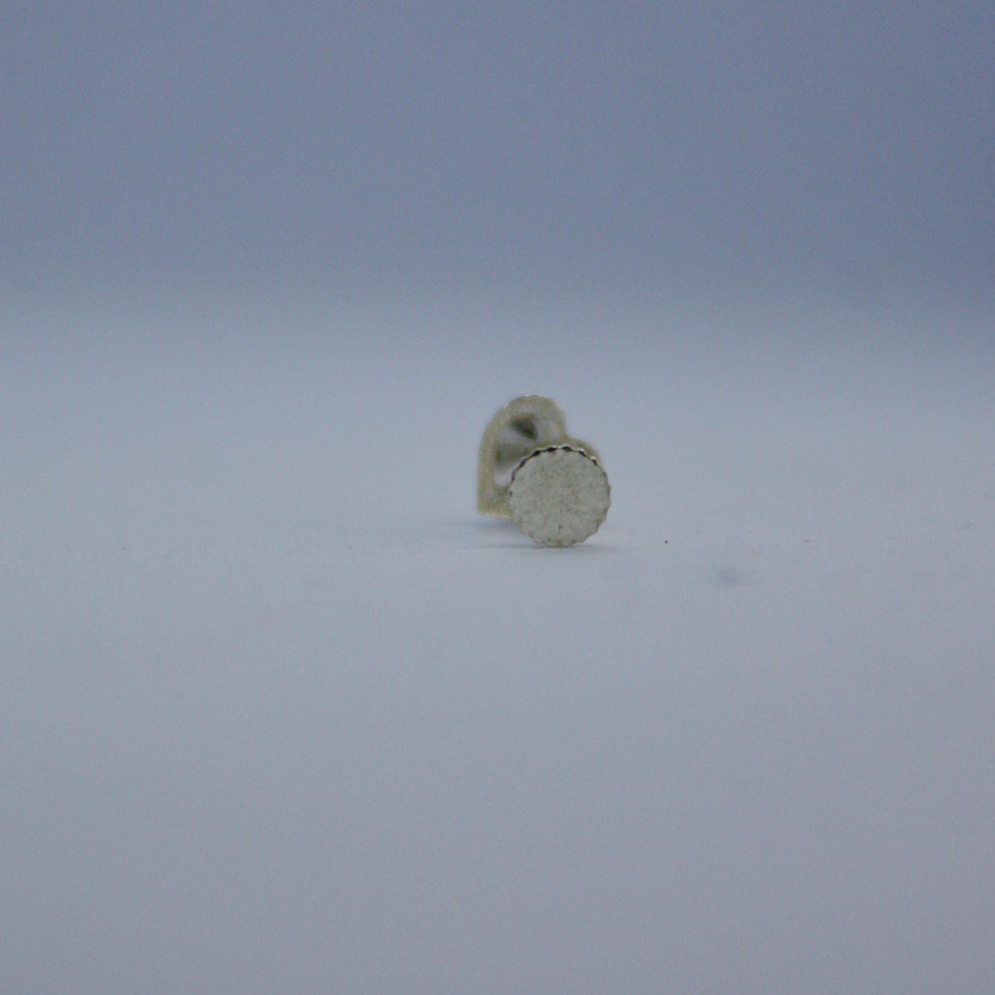 Ishq 925 Silver Oxidised Nose Pin - Shineers