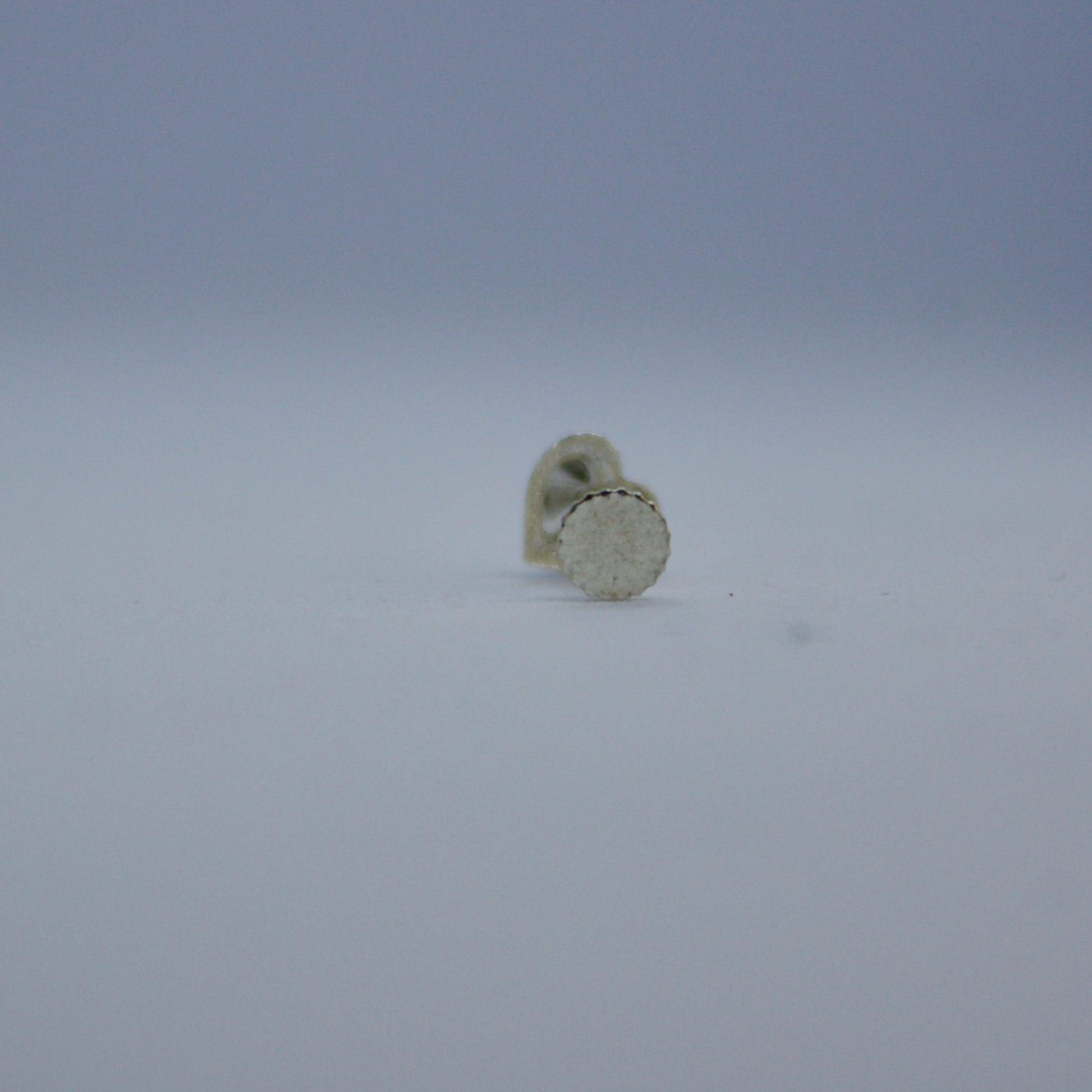 Ishq 925 Silver Oxidised Nose Pin - Shineers