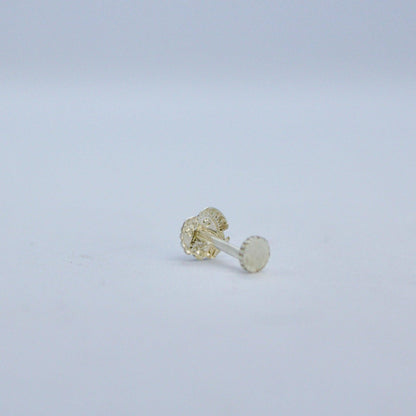 Kamal 925 Silver Nose Pin - Shineers