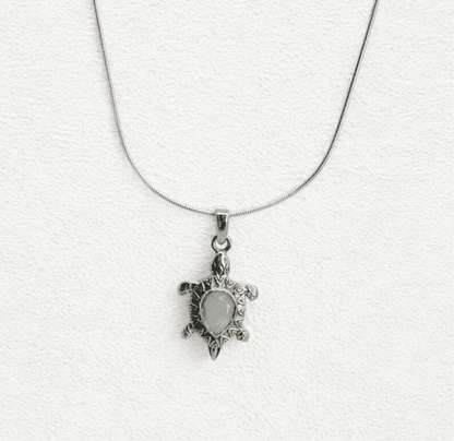 Moonlit Shell 925 Silver Earrings and Pendant Set - Shineers