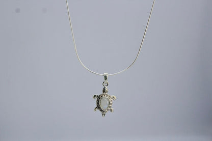 Moonlit Shell 925 Silver Earrings and Pendant Set - Shineers