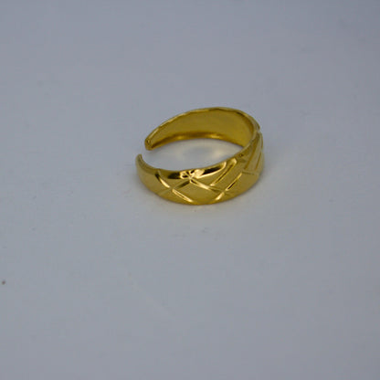 Zoya 18K Gold Plated Ring - Shineers