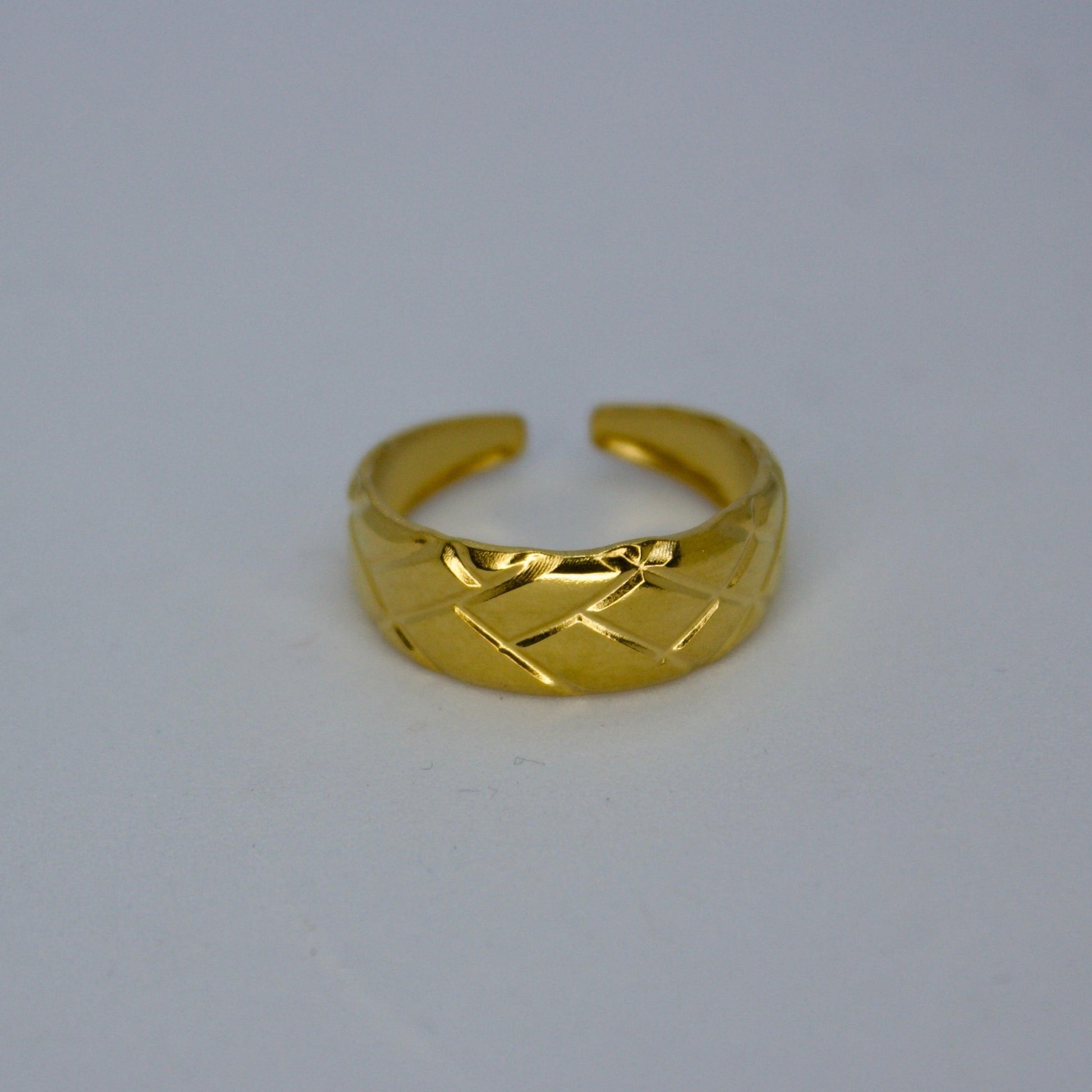 Zoya 18K Gold Plated Ring - Shineers