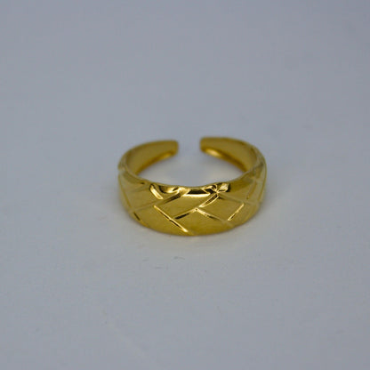 Zoya 18K Gold Plated Ring - Shineers