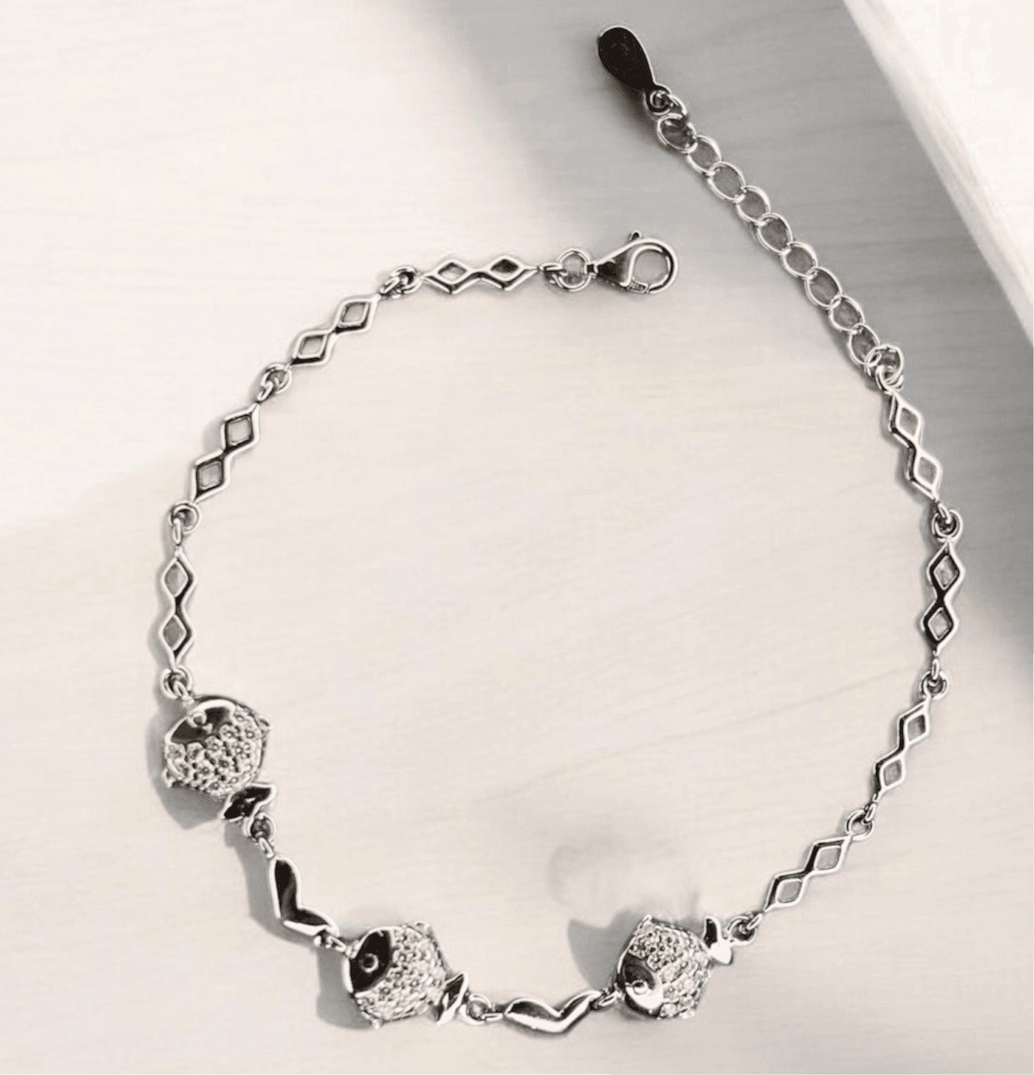 The Fish Dance 925 Silver Bracelet - Shineers