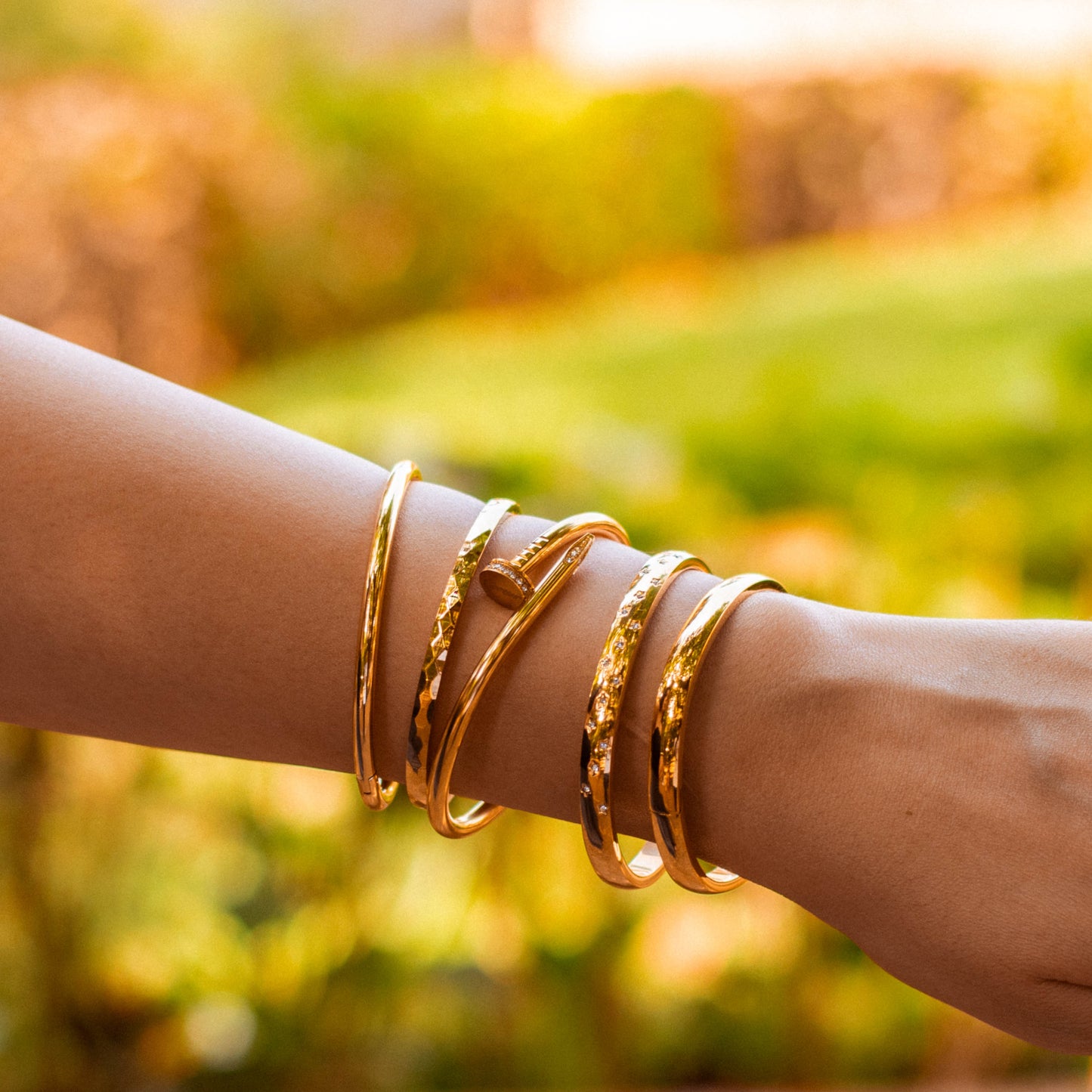 Square Bangle Bracelet