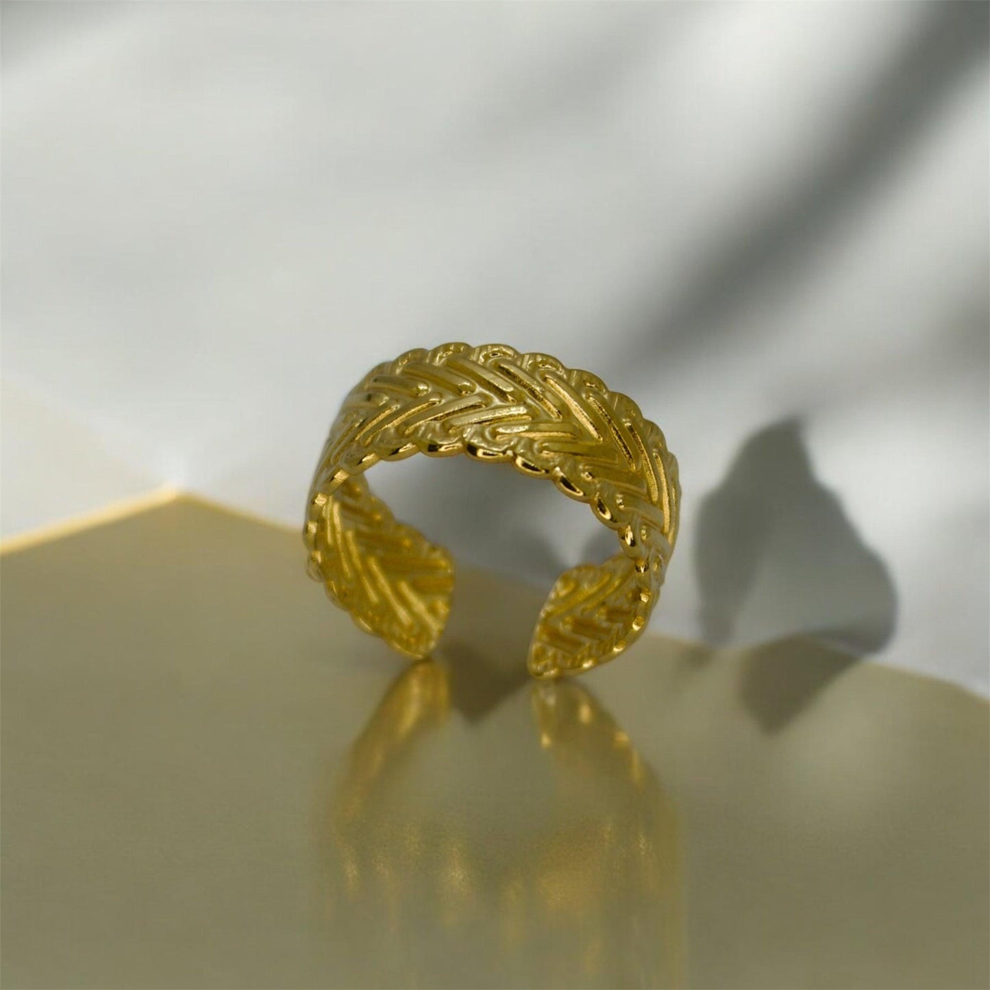Juliet 18K Gold Plated Ring - Shineers