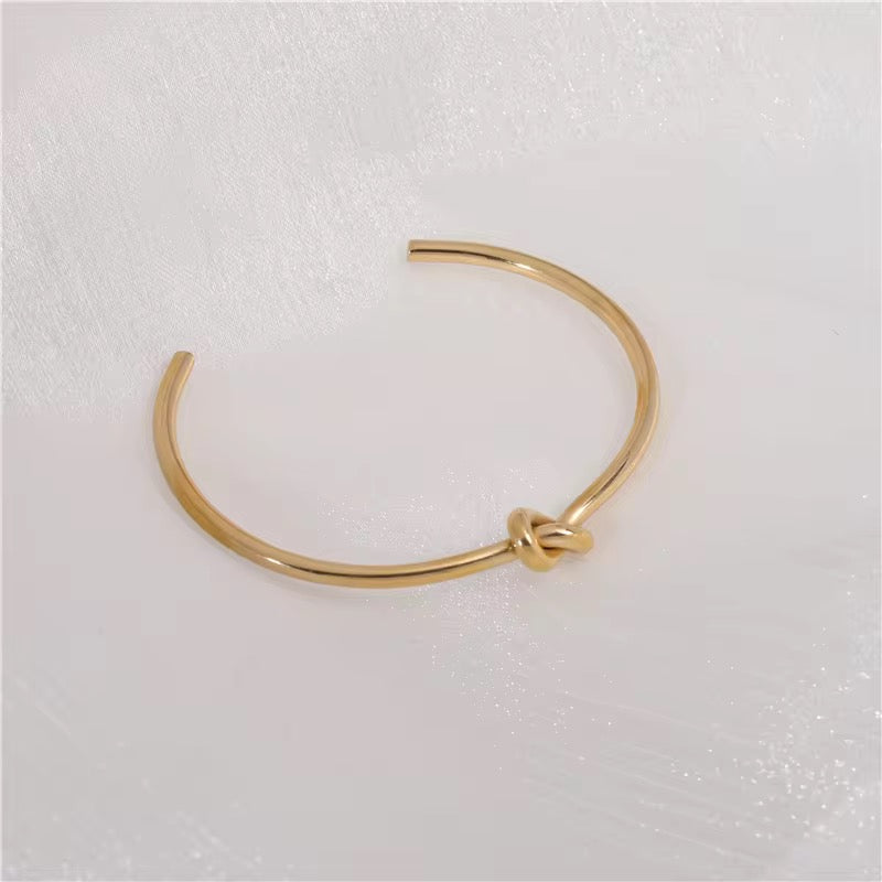 Knot Half Bangle Bracelet