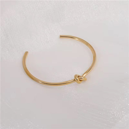 Knot Half Bangle Bracelet