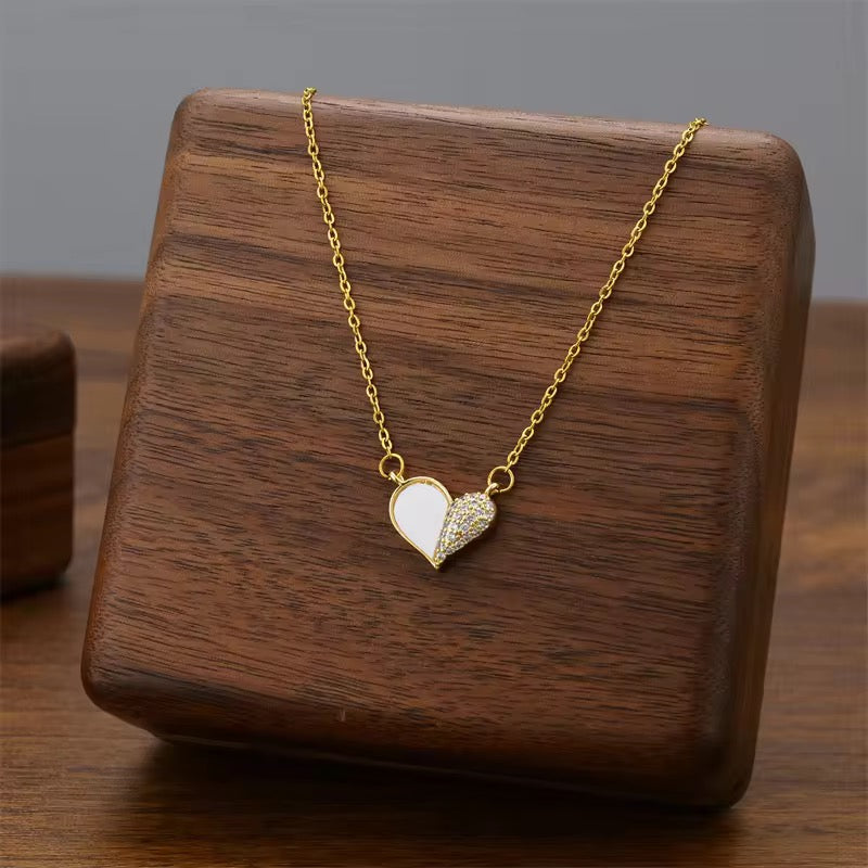 Veronica Heart Pendant Necklace