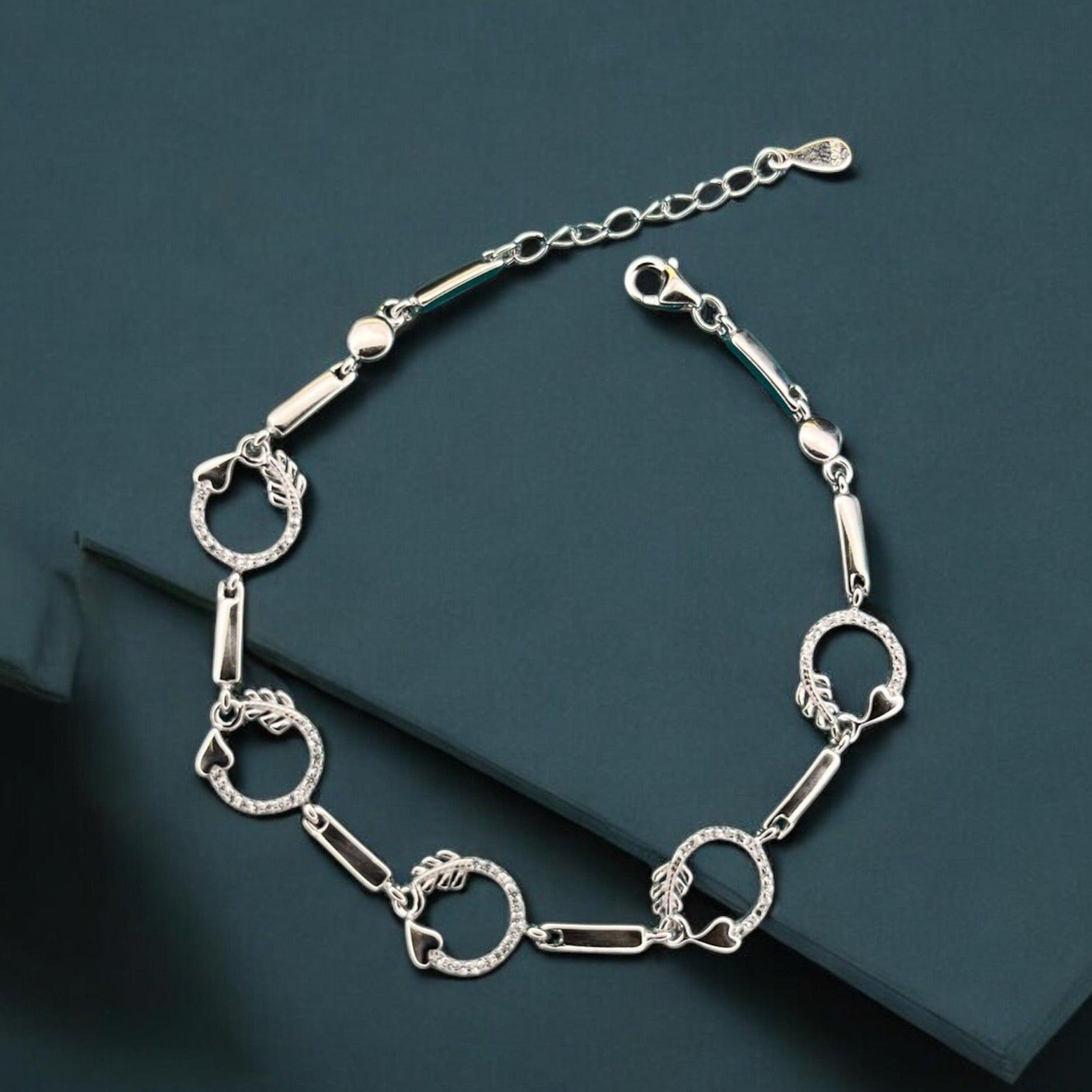Unbreakable Bond 925 Silver Bracelet - Shineers