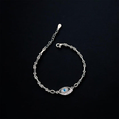 Evil Eye Charm 925 Silver Bracelet - Shineers