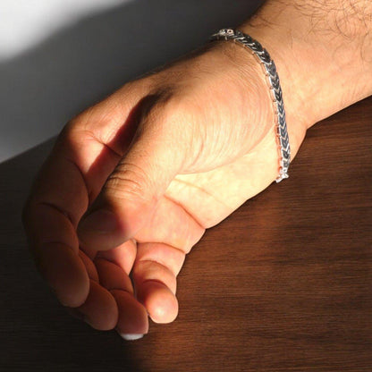 Essential 925 Sterling Sliver Unisex Bracelet - Shineers