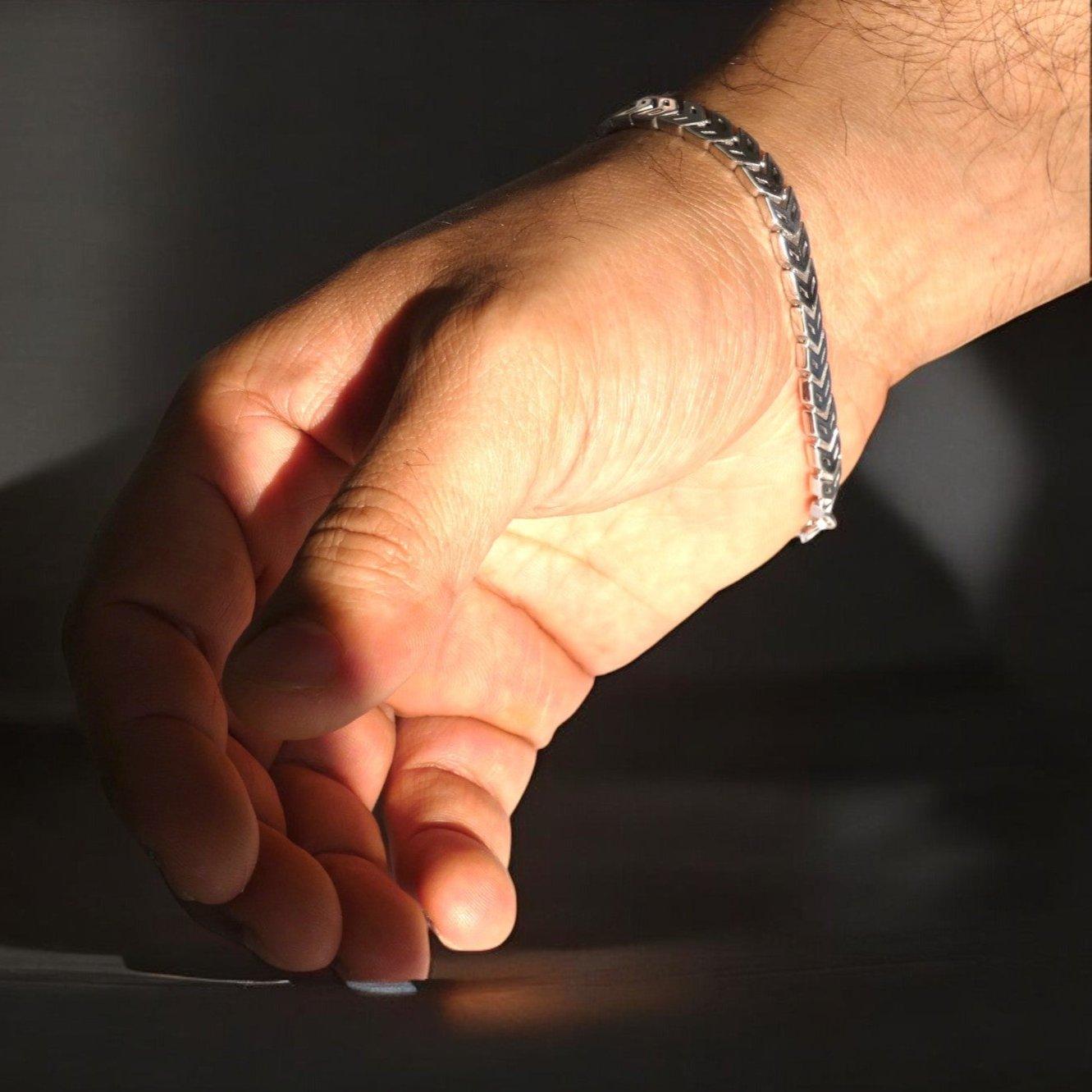 Essential 925 Sterling Sliver Unisex Bracelet - Shineers