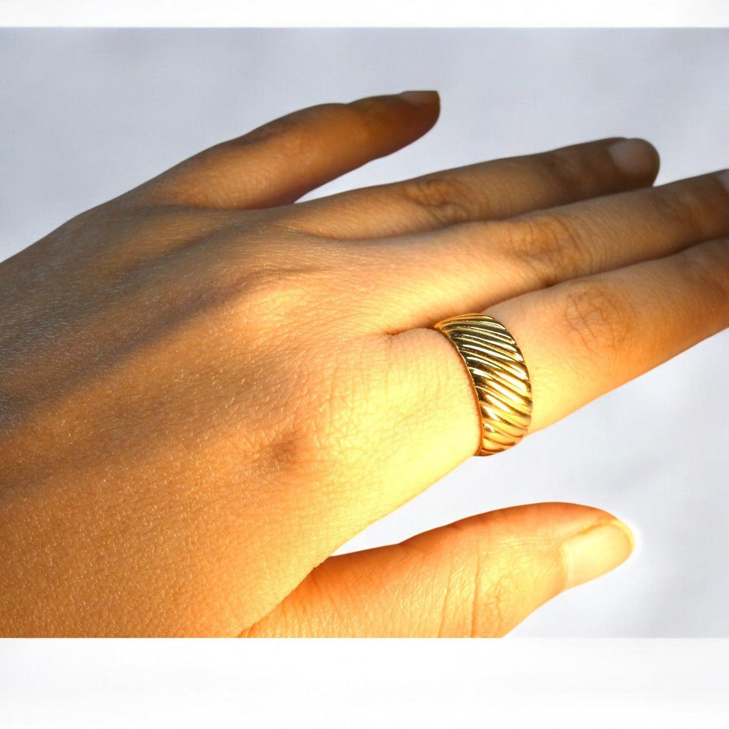 Caroline 18K Gold Plated Ring - Shineers