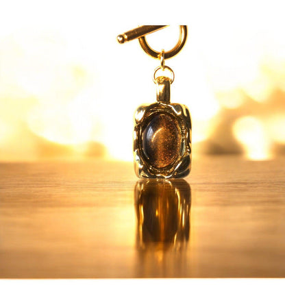 Pretty Stone Pendant Necklace - Shineers