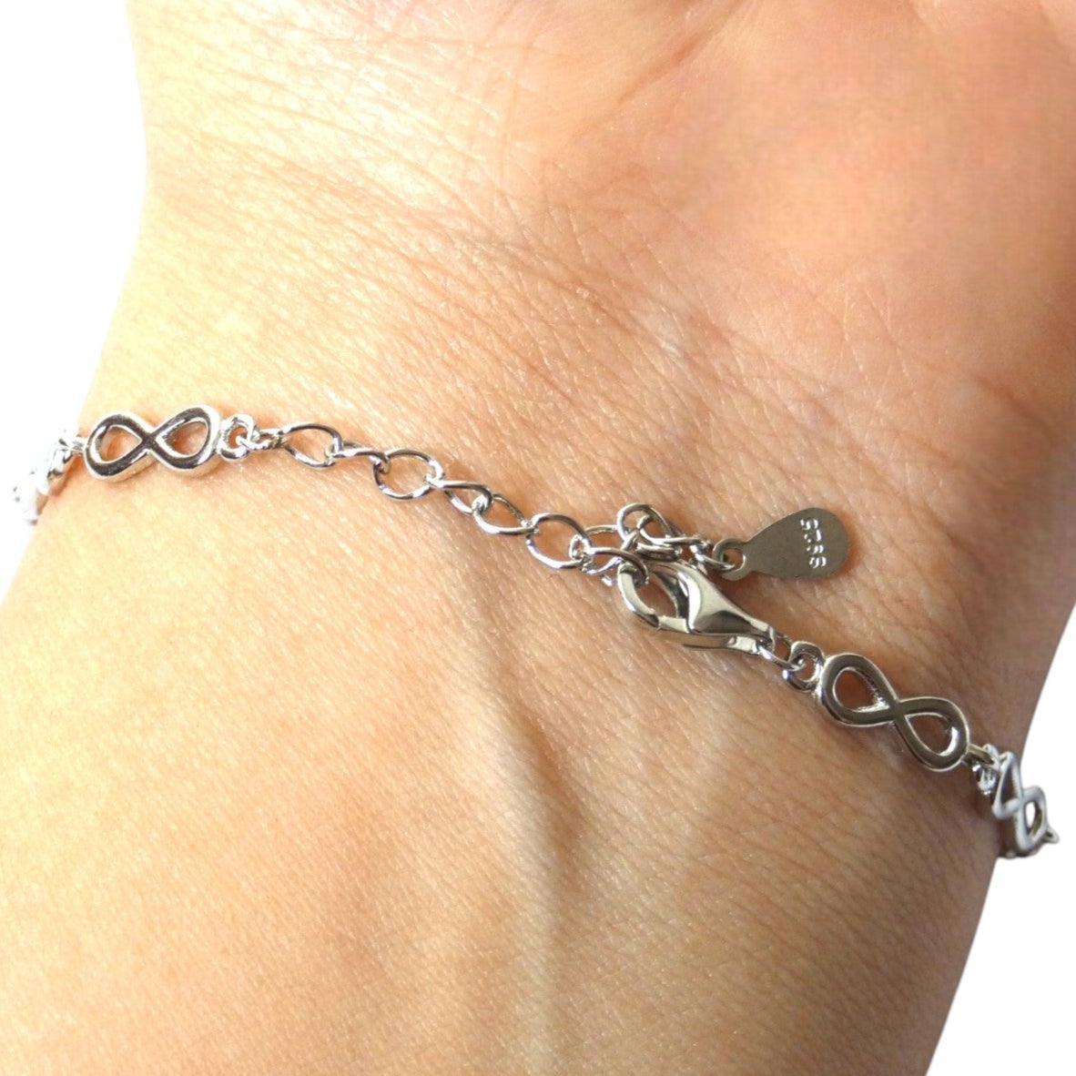 Boss Evil Eye Charm 925 Sterling Silver Bracelet - Shineers